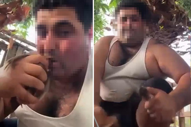 İnfial yaratan görüntü! Neyse ki yaptığı yanına kar kalmadı 