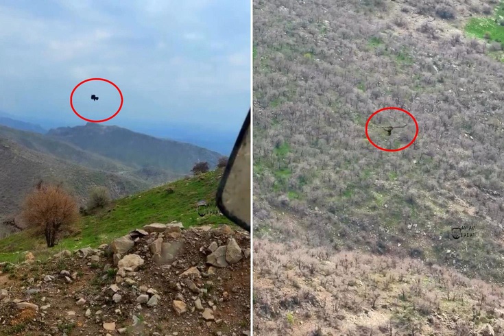 Şırnak'ta tesadüfen kaydedilen görüntüye bakın!