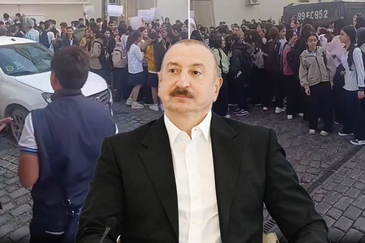 Azerbaycan'ı karıştıran başörtüsü yasağı! Öğrenciler sessiz kalmadı