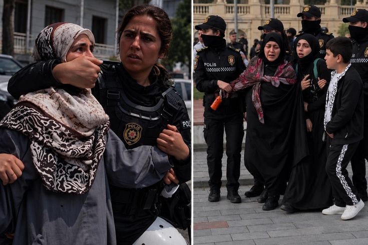 Azerbaycan'da 28 Şubat dönemini hatırlatan gözaltı görüntüleri