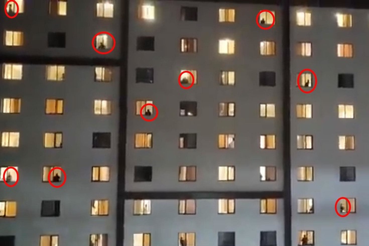 Görüntüler öğrenci yurdundan: Hepsi tek bir ağızdan bağırdı