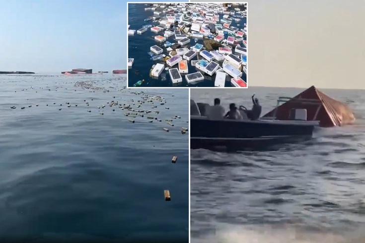 Hürmüz'de şaşırtan manzara! Balık yerine iPhone avına çıktılar