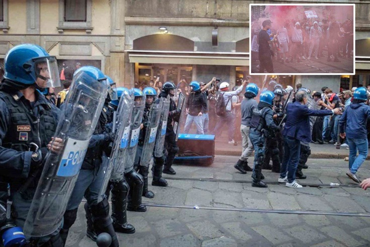 Avrupa'daki öfke İtalya'ya sıçradı! Milano'da Meloni karşıtı protesto çatışmaya dönüştü