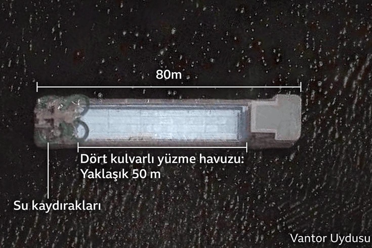 Kim Jong Un'un ailesine ait olduğu düşünülen 80 metrelik yat uyduda! Güvertesinde 50 metrelik havuz var