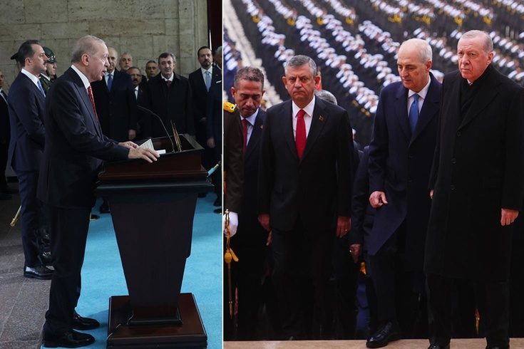 Cumhuriyetimiz 103 yaşında! Cumhurbaşkanı Erdoğan ve devlet erkânı Anıtkabir'de