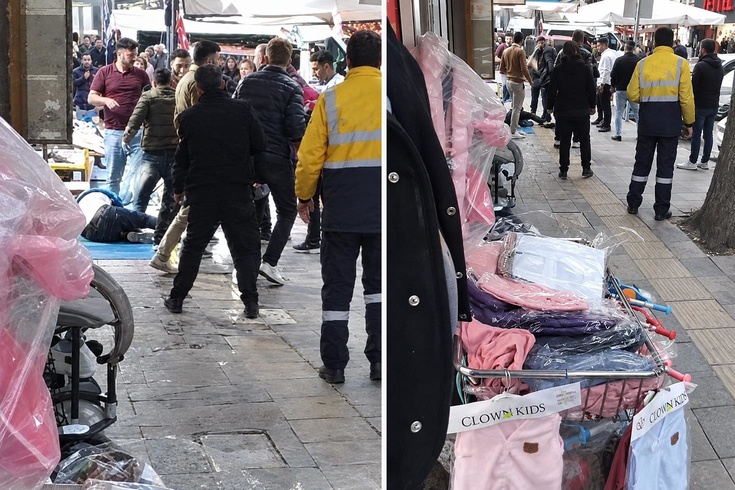 Kentin göbeğinde güpegündüz akıllara durgunluk veren saldırı: Sopa ve demir çubuklarla darbettiler