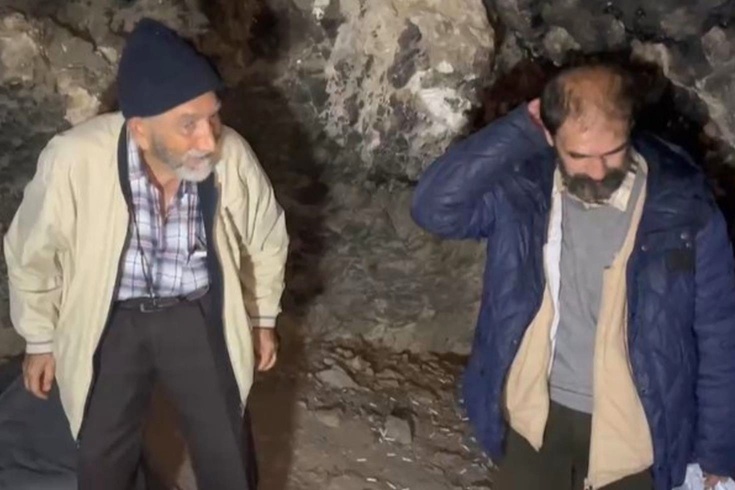 Uludağ’da mağarada yaşayan adamın hikayesi mutlu sonla bitti! Baba oğul kavuştu