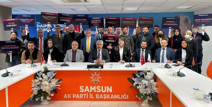 Samsun, Çorum, Tokat, Çankırı, Kastamonu, Amasya ve Sinop'ta 28 Şubat sürecine tepkiler