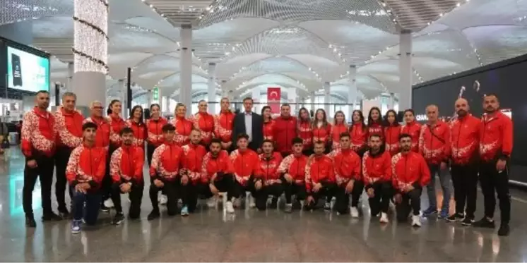 Türk Atletizm Milli Takımı Belçika'ya gitti