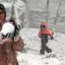 Some districts of Istanbul were covered in white.