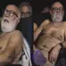 They made history by sitting naked and watching a movie.