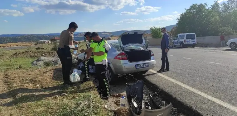 Yozgat'ta tır ile otomobil çarpıştı: 4 yaralı