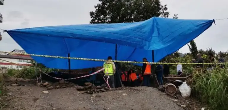 ORDU'DA YOL ÇALIŞMASINDA 'TARİHİ KALINTI' HEYECANI