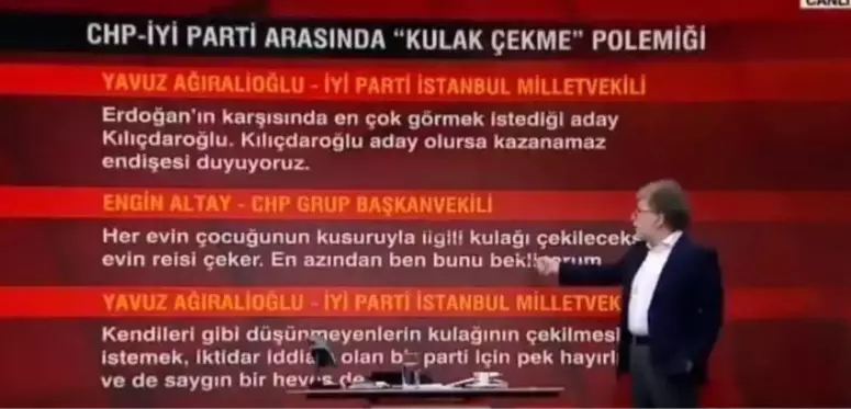 Canlı yayında ilginç anlar! Arkadan gelen sesi ekran başındaki herkes duydu