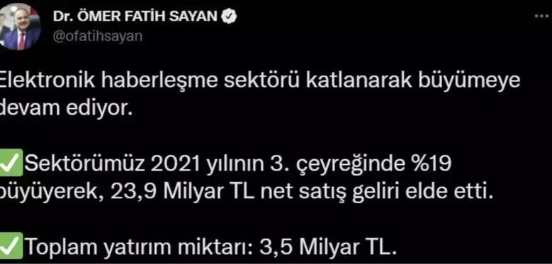 Son dakika! Bakan Yardımcısı Sayan: 