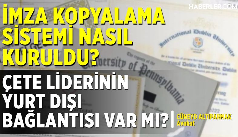 Cüneyd Altıparmak:İmza Kopyalama Basit Bir Sahtecilik Değil Organize Bir İş,Suçun Örgüt Kapsamı Var