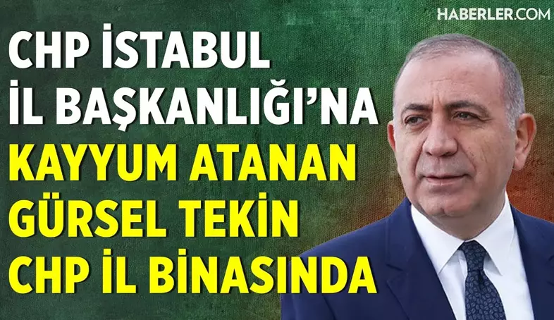 Kayyum Gürsel Tekin, CHP İl Binasına Geldi! | Canlı Yayın