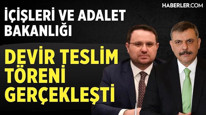 İçişleri Bakanlığı ve Adalet Bakanlığı Devir Teslim Töreni Gerçekleşti