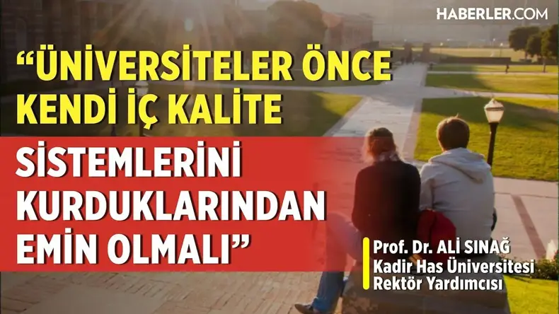 Prof Dr. Ali Sınağ: Akreditasyon Kuruluşlarının Olgunluk Seviyelerini Yakalaması Gerekiyor