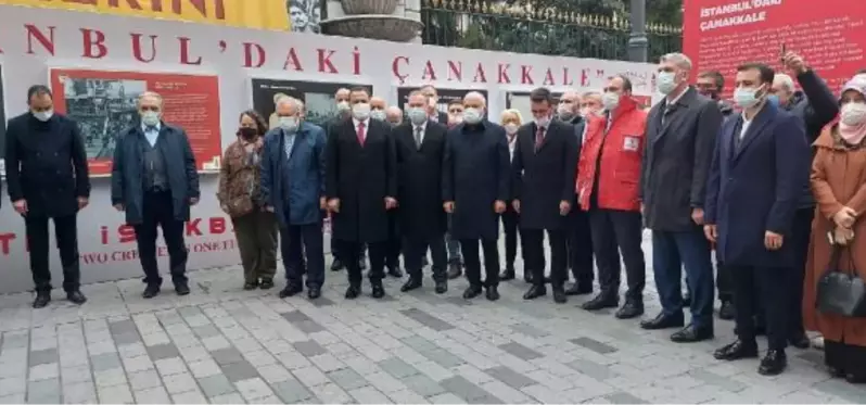 Çanakkale Zaferi'nin 106'ncı yılına özel 'İstanbul'daki Çanakkale sergisi' Beyoğlu'nda açıldı