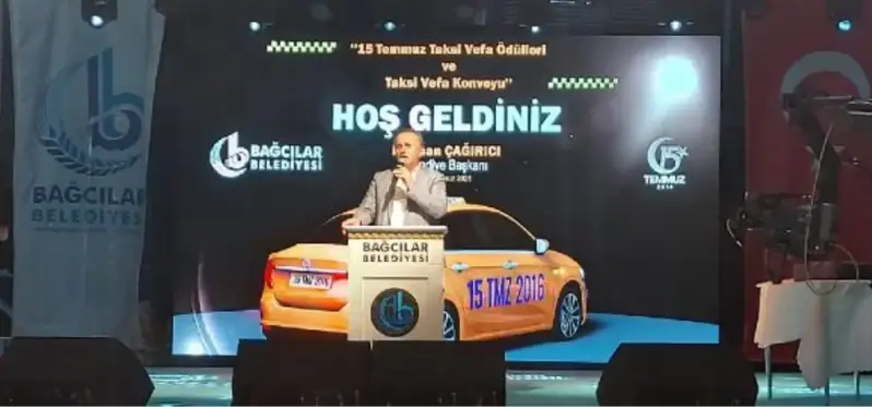 TAKSİCİLER 15 TEMMUZ ŞEHİTLERİ ANISINA KONTAK ÇEVİRDİ