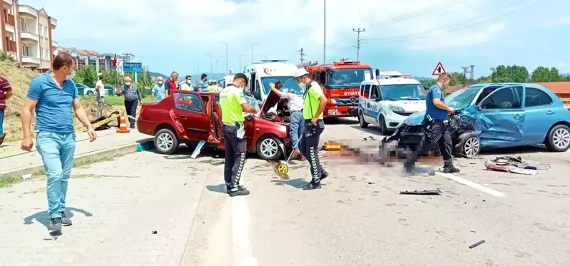 Bartın'da feci kaza: 1 ölü, 1 yaralı