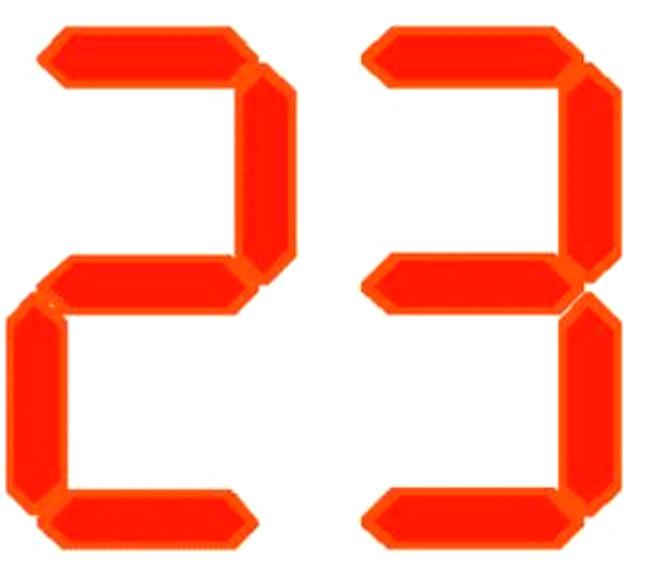 Картинка с числом 23