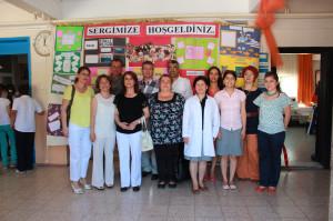 evin leblebicioglu ortaokulu yilsonu sergisi acti foto galerisi
