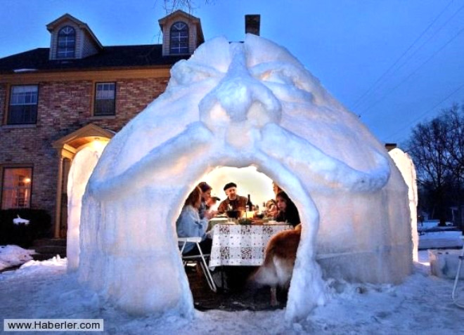 eskimolar buzdan evlerini nasil isitiyorlar