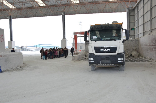 Eti Maden Kırka Bor İşletmesine Miniklerden Ziyaret