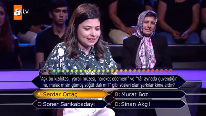 Milyoner'e Damga Vuran Soru: 'Dineliyorum' diyen bir Sivaslı ne yapıyordur?