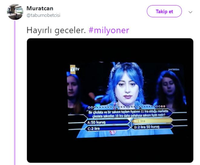 Milyoner'e Damga Vuran Matematik Sorusu! Sosyal Medyada Olay Oldu