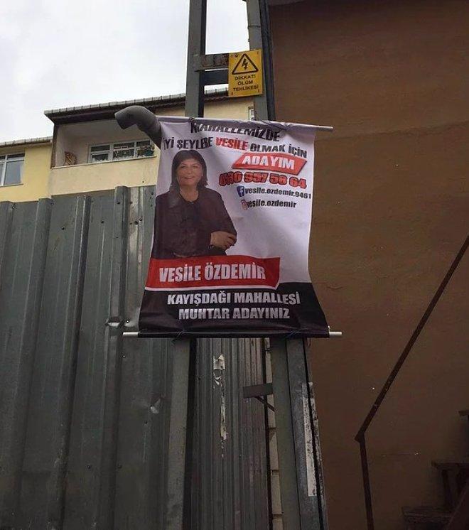 Muhtar Adayı Sloganıyla Güldürdü: Bana Verene Ben de Veririm!