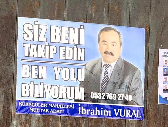 Muhtar Adayı Sloganıyla Güldürdü: Bana Verene Ben de Veririm!