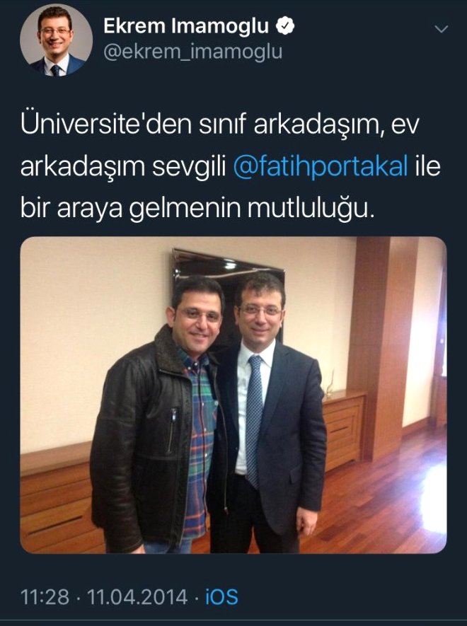 Fatih Portakal, Ekrem İmamoğlu'nun Ev Arkadaşı Çıktı!