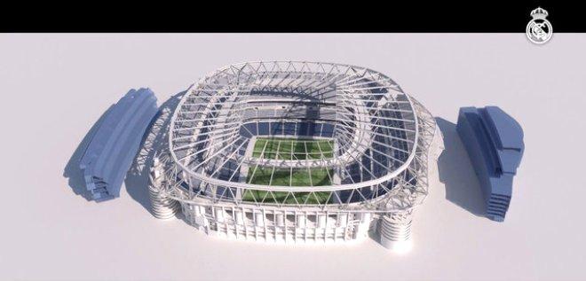 İşte Real Madrid'in 360 Derece Ekranla Kaplı Dijital Stadyumu!