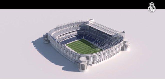 İşte Real Madrid'in 360 Derece Ekranla Kaplı Dijital Stadyumu!