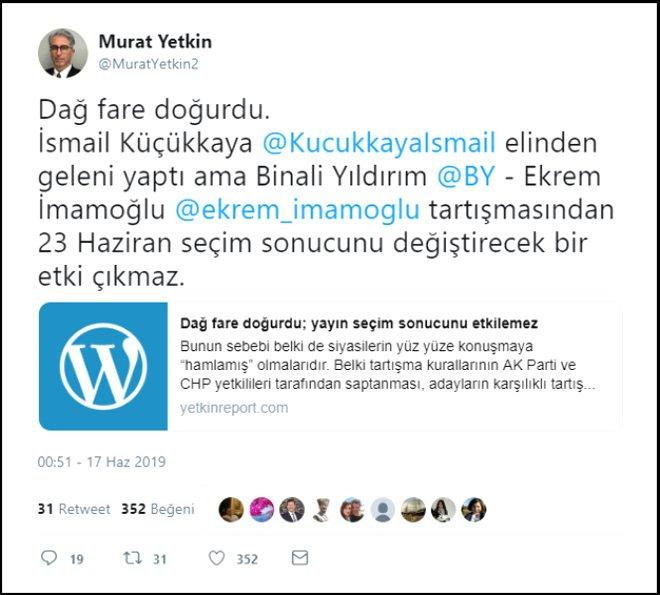 Ünlü gazeteciden çok konuşulacak Binali Yıldırım tweeti! İşte açık oturum hakkında atılan olay tweetler
