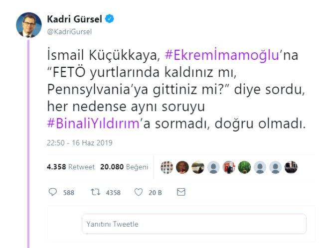 Ünlü gazeteciden çok konuşulacak Binali Yıldırım tweeti! İşte açık oturum hakkında atılan olay tweetler