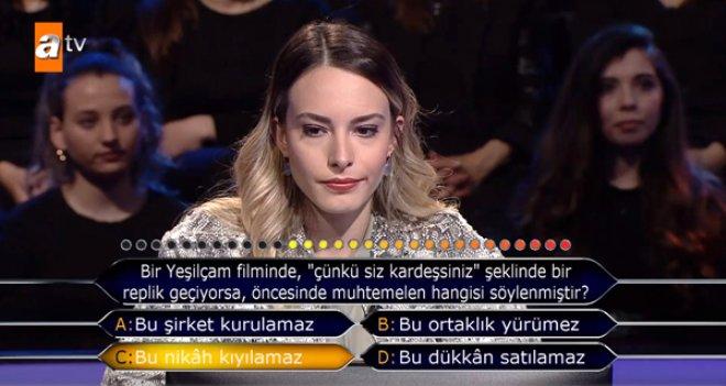 Kim Milyoner Olmak İster'e damgasını vurdu! Milyonluk soruya 1 kalmıştı
