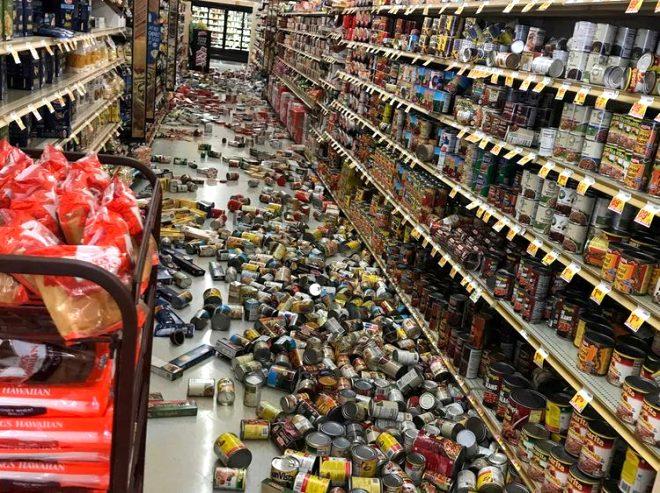 7,1 Åiddetindeki depremin vurduÄu California’dan korkunç görüntüler