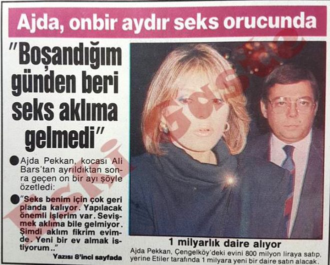 Ajda Pekkan'ın cinsel ilişki itirafı olay oldu! İşte Türk gazete tarihine damgasını vuran manşetler