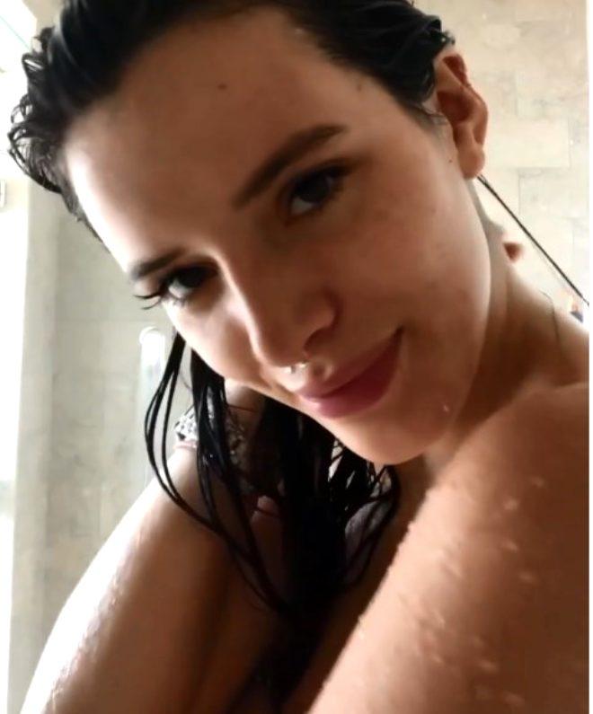 ABD'li oyuncu Bella Thorne, duş aldığı anları videoya çekti, beğeni yağmuruna tutuldu!