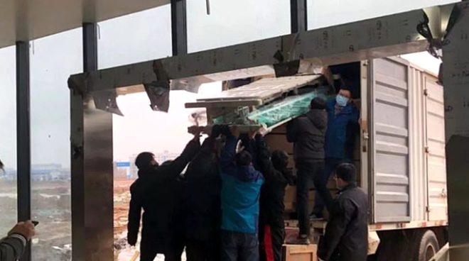 Çin'de insanüstü çaba! Yapımına yeni başlanan koronavirüs hastanesi 48 saatte tamamlandı