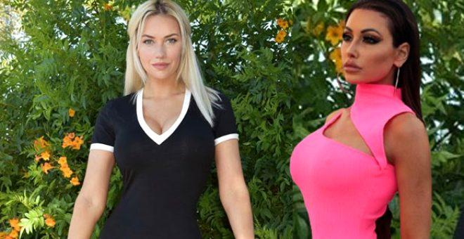 Golf dünyasının yürek hoplatan ikilisi Paige Spiranac ve Holly Sonders, yardım maçında karşı karşıya gelecek