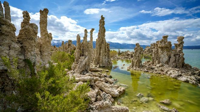 Tufa Pinnacles, Mono Gölü, ABD