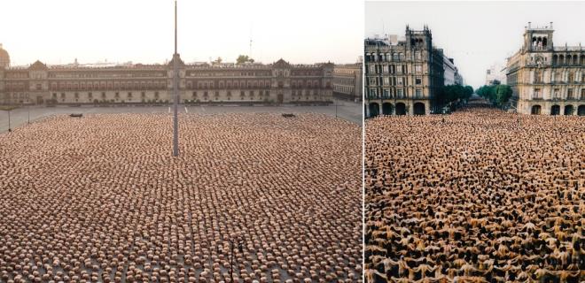 18 bin kişiye soyunmalarını söyleyip fotoğraflarını çeken çılgın sanatçı: Spencer Tunick