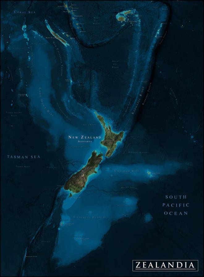 85 milyon yaşında! Dünyanın kayıp 8. kıtası Zelandiya'nın şekli gün yüzüne çıktı