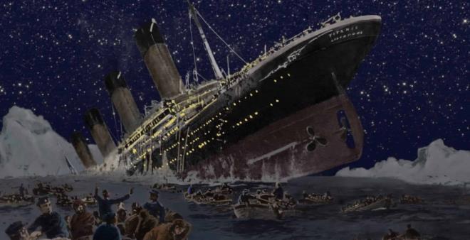 1912 yılında okyanusun karanlık sularına gömülen Titanic batarken bakın kaptan ne yapıyormuş!