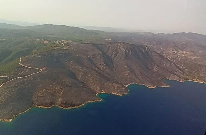 9 gün boyunca yanan Marmaris'ten geriye bu manzaralar kaldı